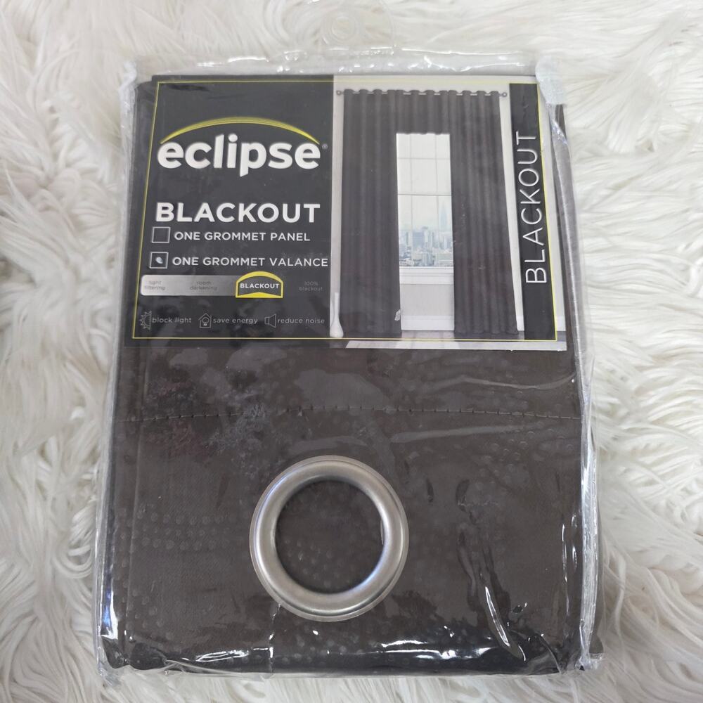 Eclipse Kingston Grommet Top Curtains for Kitchen/Livingroom, 52" x 18"